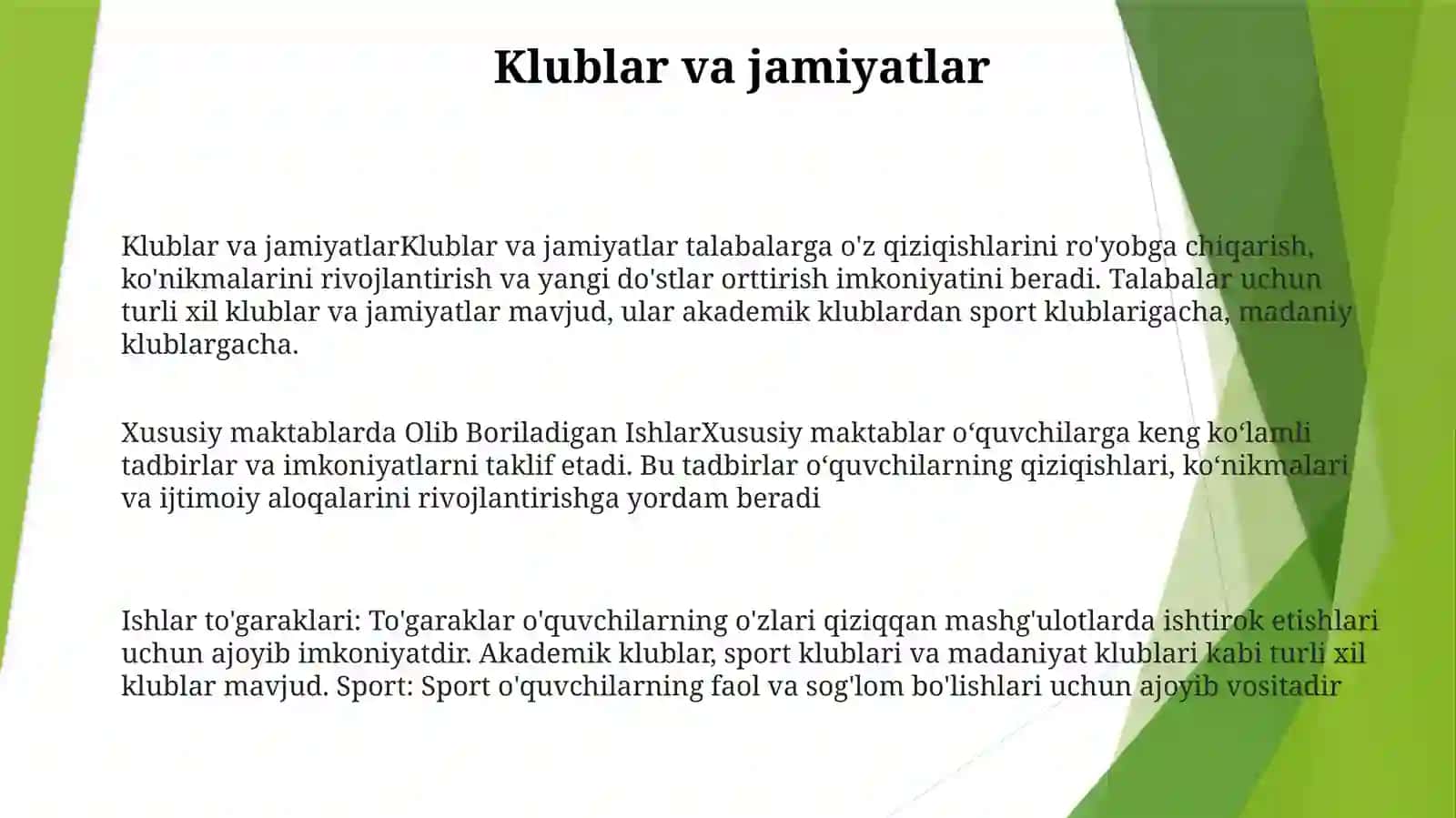 Xususiy Maktablarda OlibBoriladiganIshlar 2