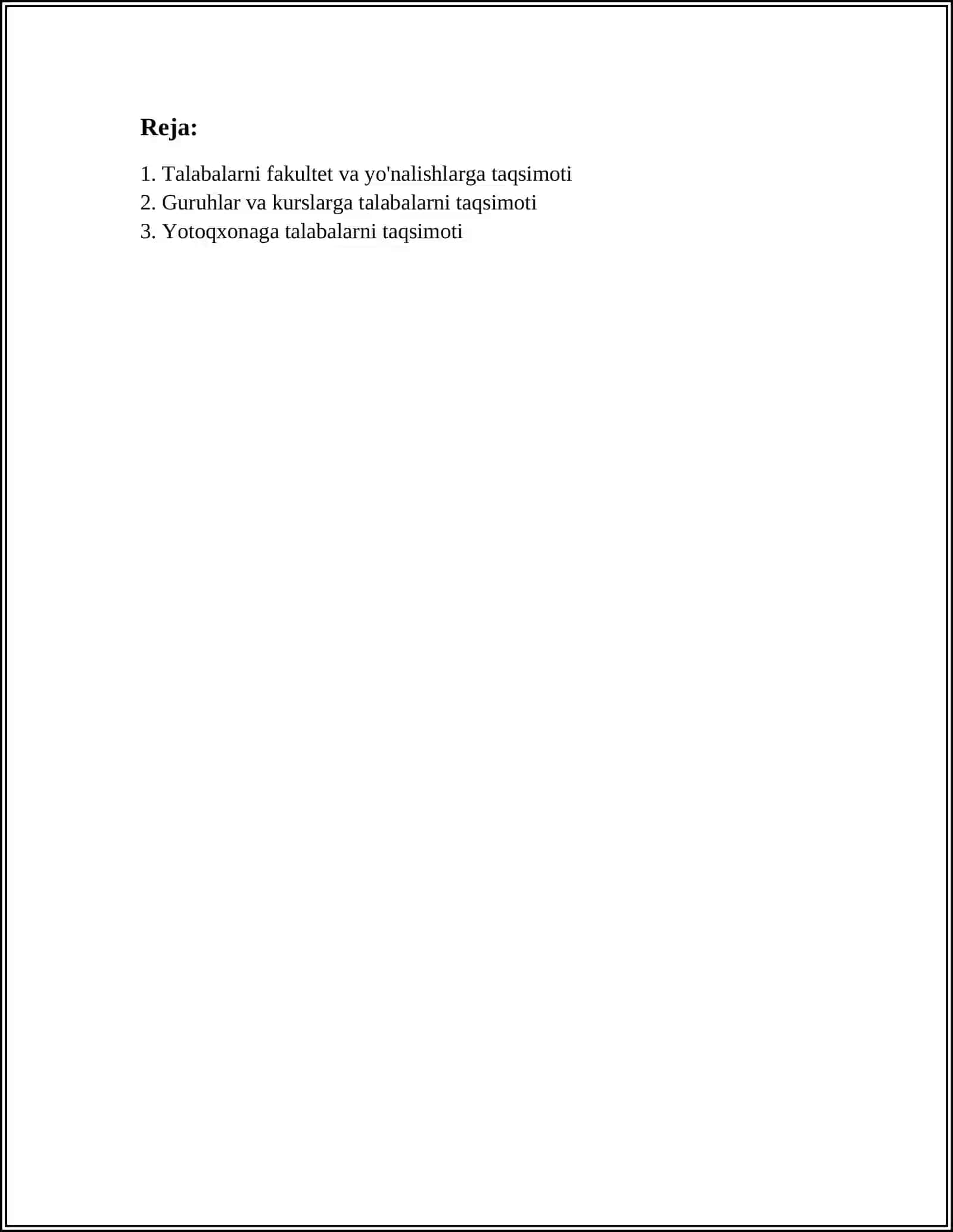 STYUDENT TAQSIMOTI 2