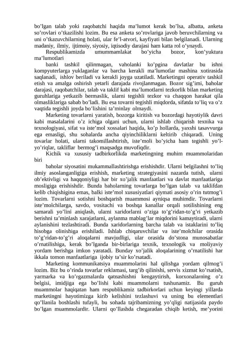 Kompaniya biznes faoliyatini rivojlantirish 2