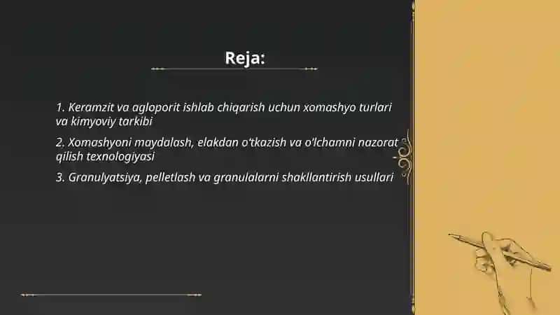 Keramzit va agloporit ishlab chiqarish texnologiyasi 2