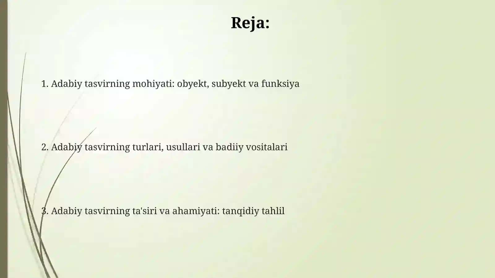 Adabiy Tasvirning Mohiyati: Obyekt, Subyekt va Funksiya 2