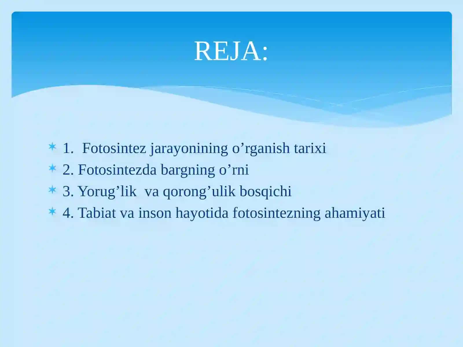 FOTOSINTEZ FIZIOLOGIYASI 2