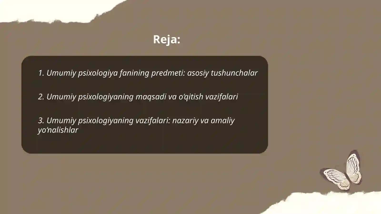 Umumiy psixologiya fanining predmeti va maqsad va vazifalari 2