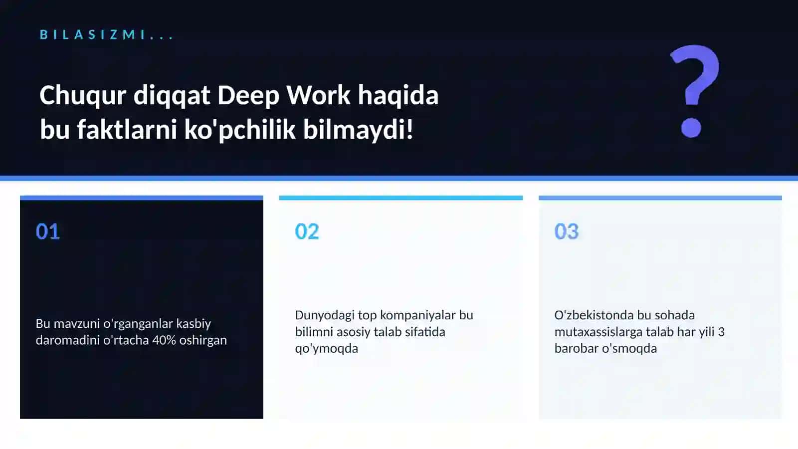 Chuqur diqqat Deep Work 2