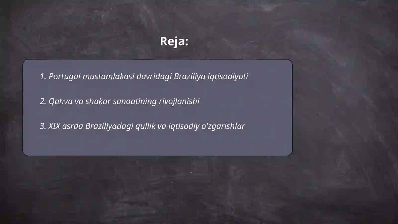 Portugal mustamlakasi davridagi Braziliya iqtisodiyoti 2