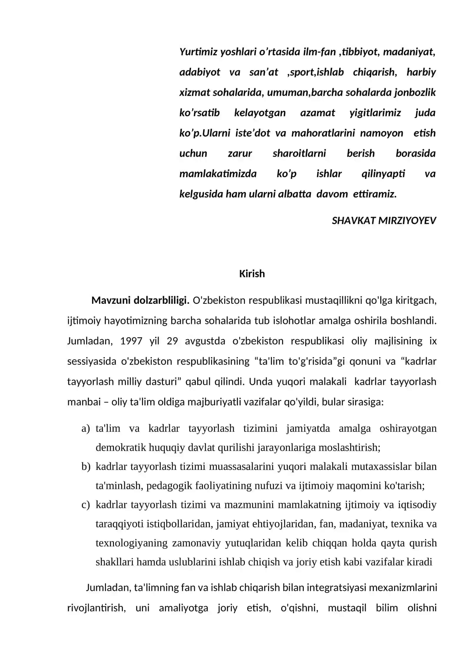 O'zbekiston Respublikasida Pul-Kredit Siyosati 2