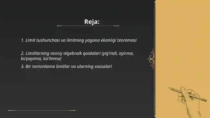 Limit teremalar 2