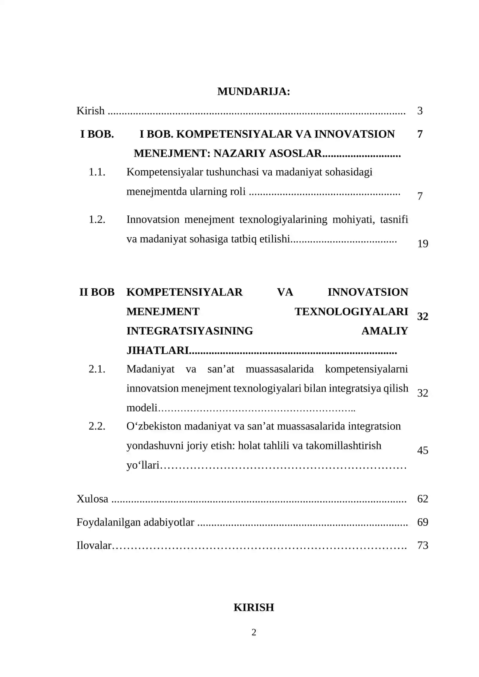 KOMРETENSIYАLАR VА INNOVАTSION MENEJMENT TEXNOLOGIYАLАRI INTEGRАTSIYАSINING O‘RNI 2
