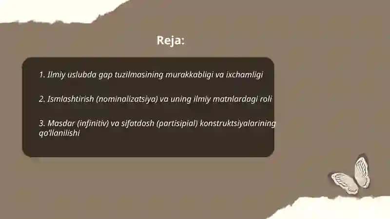 Ilmiy uslubning grammatik xususiyatlari 2