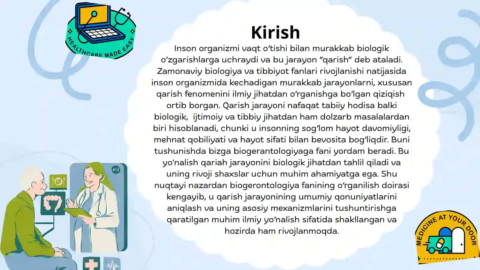 BIOGERANTOLOGIYA HAMDA UNGA OID NAZARIY KONSEPSIYALAR VA ASOSIY YONDOSHUVLAR 2