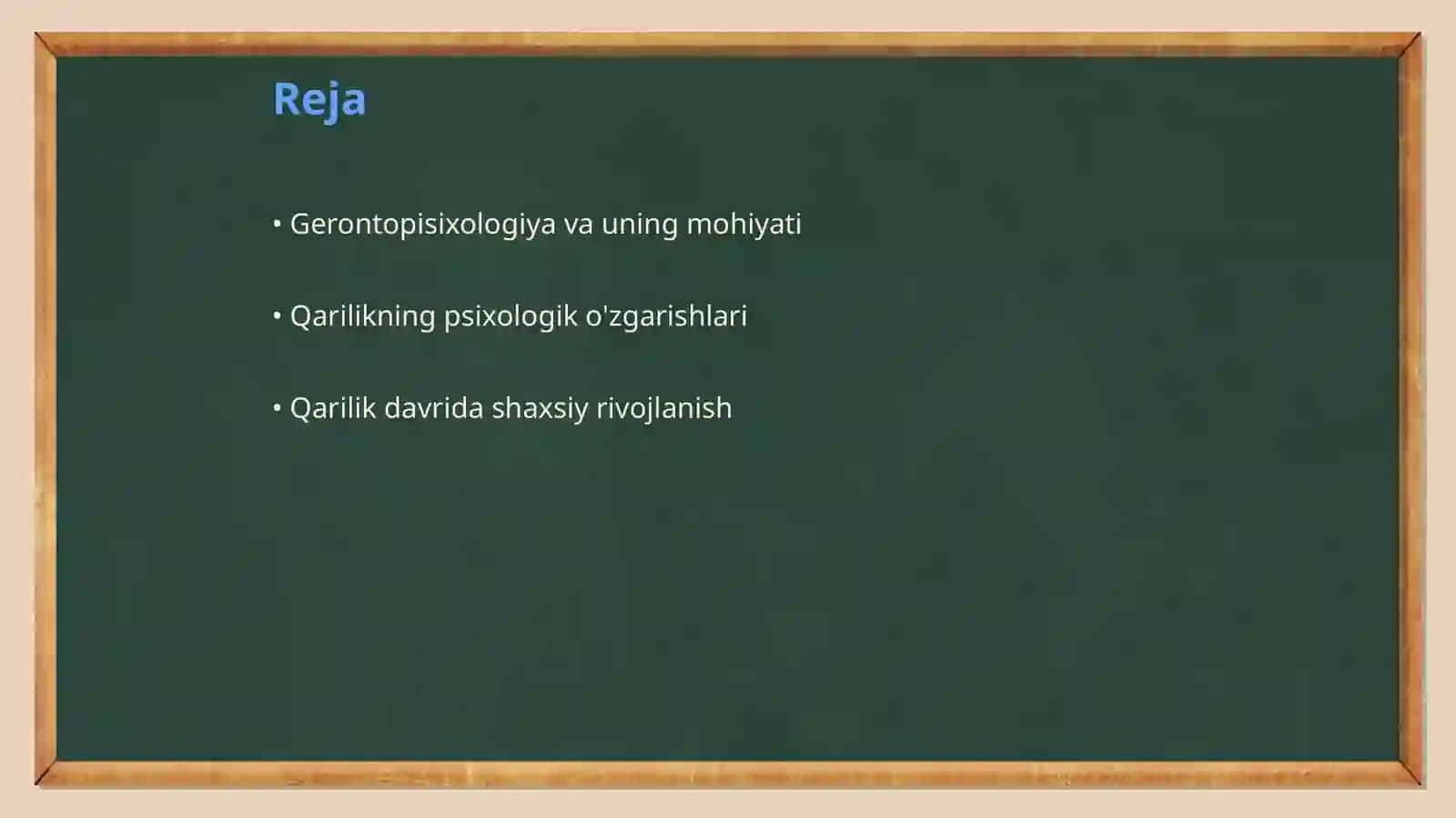 Gerontopisixologiya. Qarilik davrining psixologik asoslari 2
