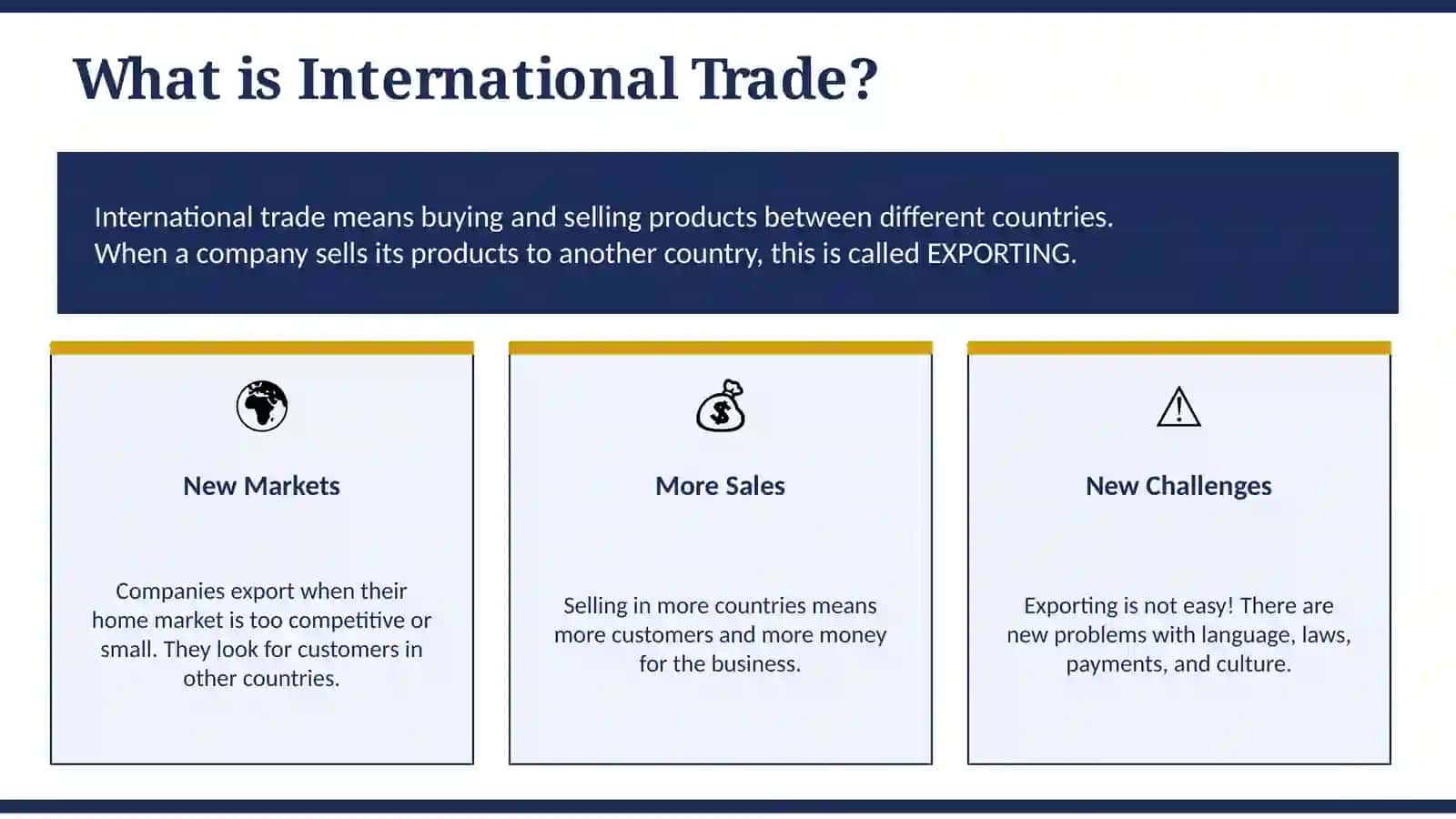 International trade 2