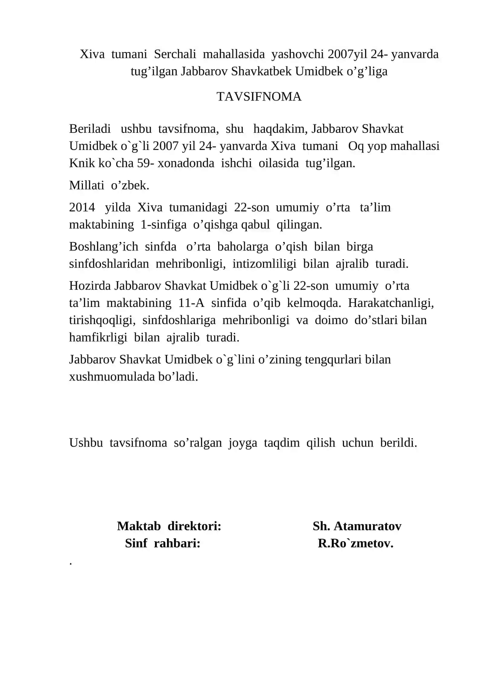 Otoboyev Otoboy Kamoladdin 2