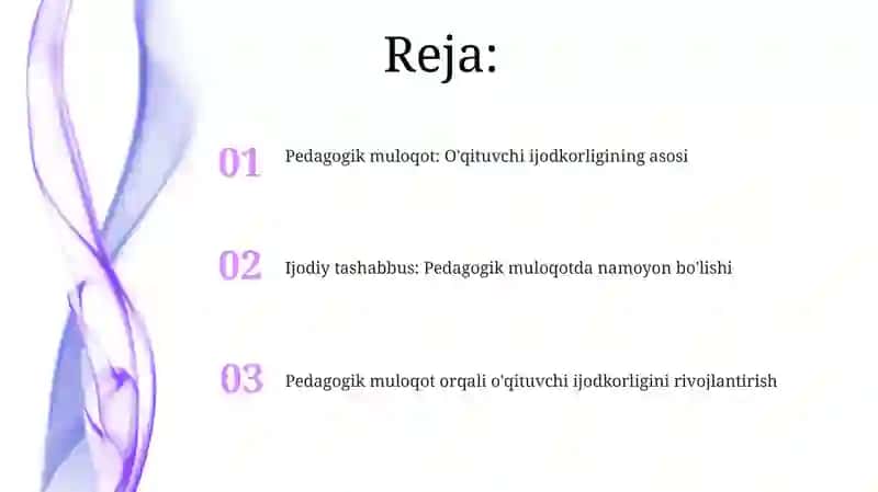 Pedagogik muloqot oqituvchining ijodiy faoliyat va tashabbuskorligini nomoyon etuvchi hususiyat 2