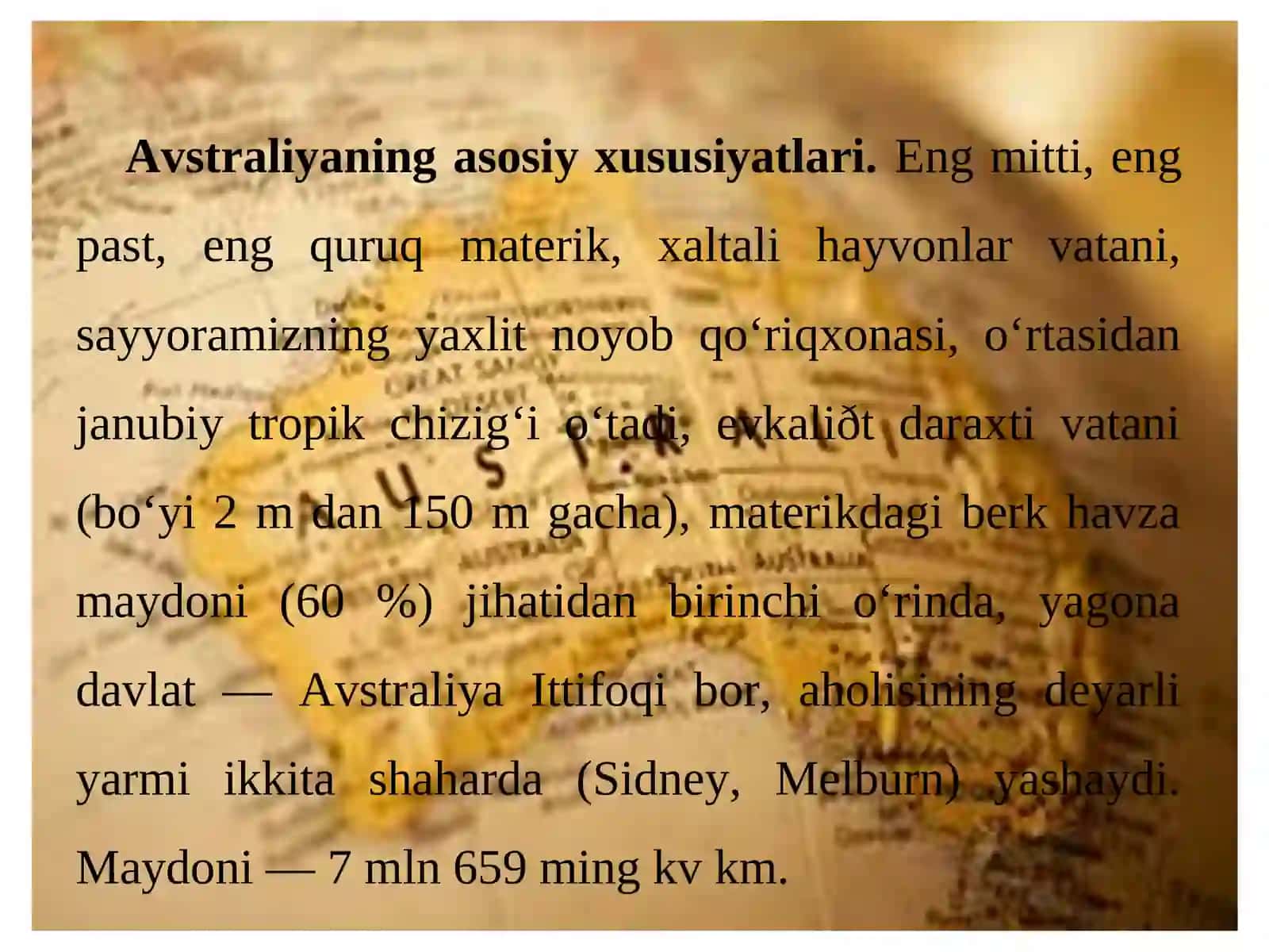 AVSTRALIYA VA OKEANIYA 2