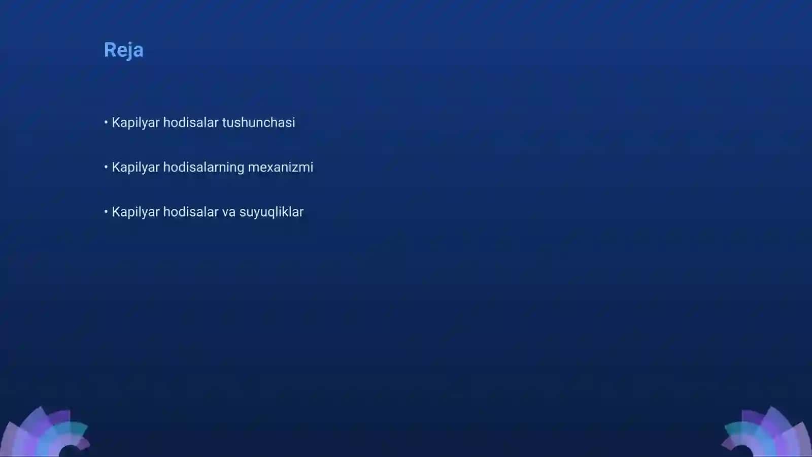 Kapilyar hodisalar 2