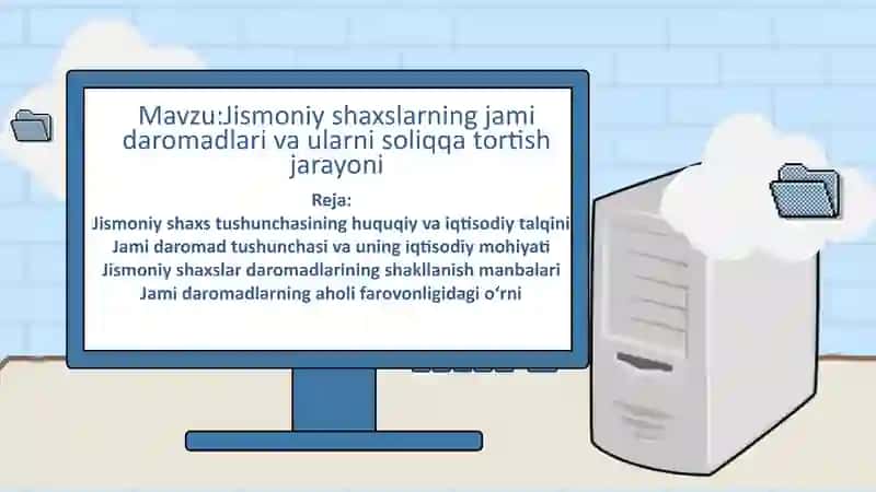 Jismoniy shaxslarni soliqqa tortish 2