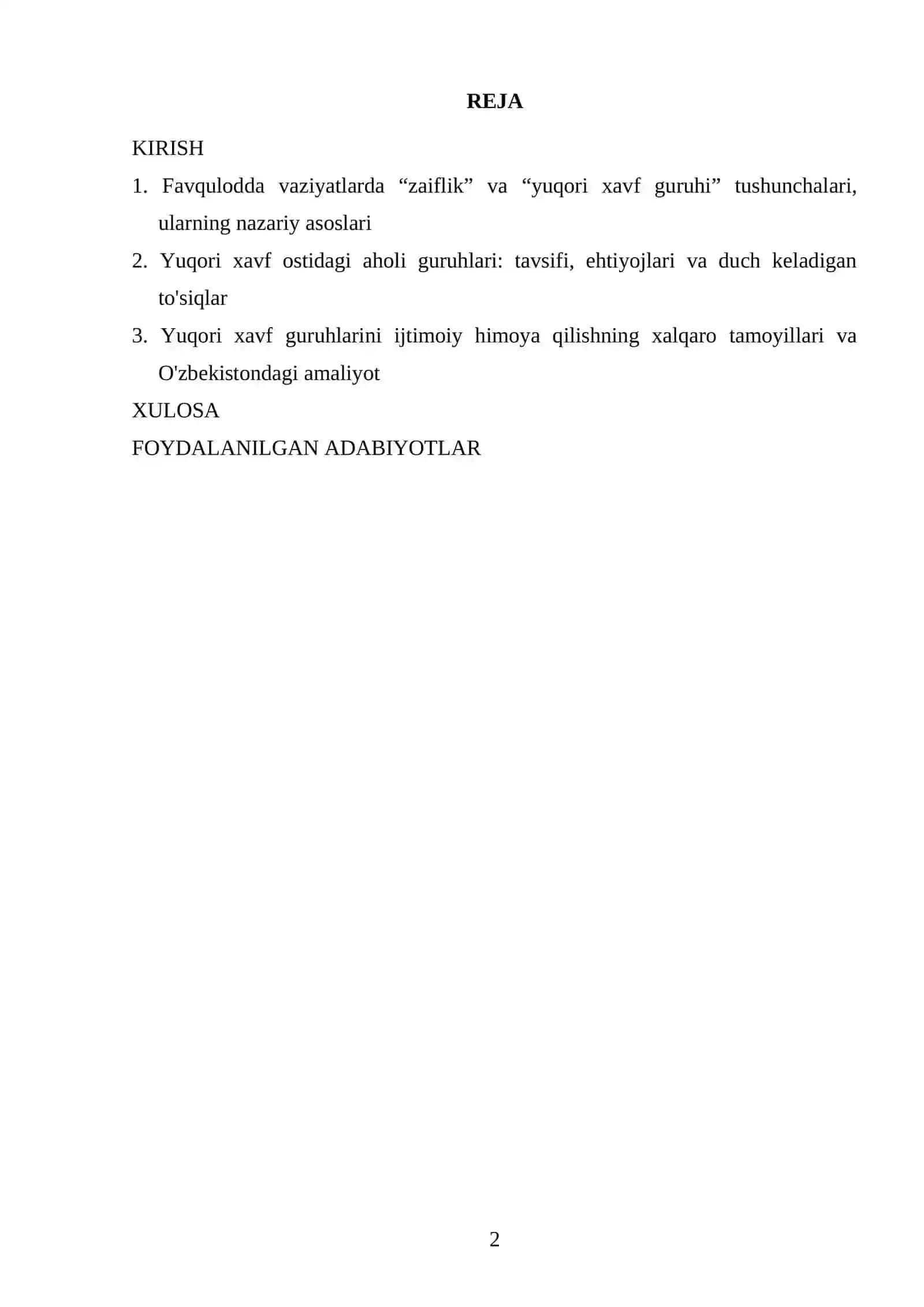 MUSTAQIL ISH (referat) 2