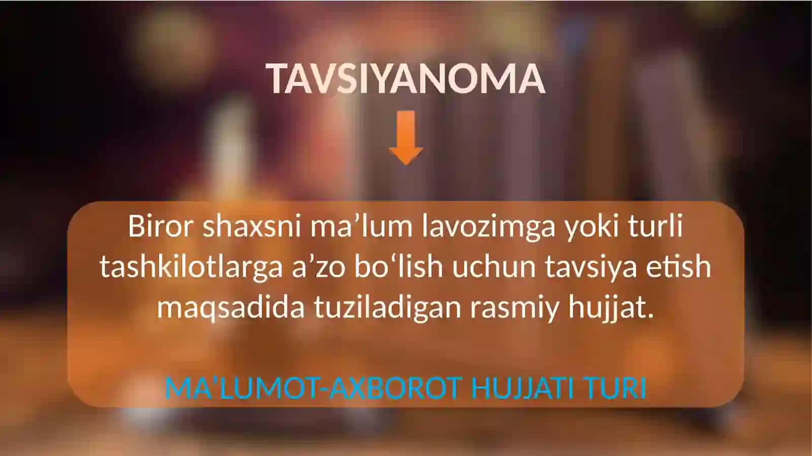 TAVSIYANOMA 2