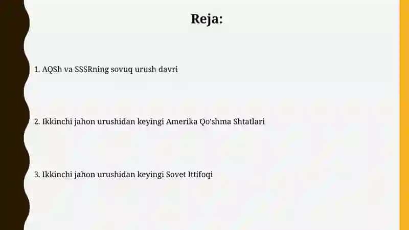 Ikkinchi jahon urushidan keyingi Amerika Qo'shma Shtatlari 2
