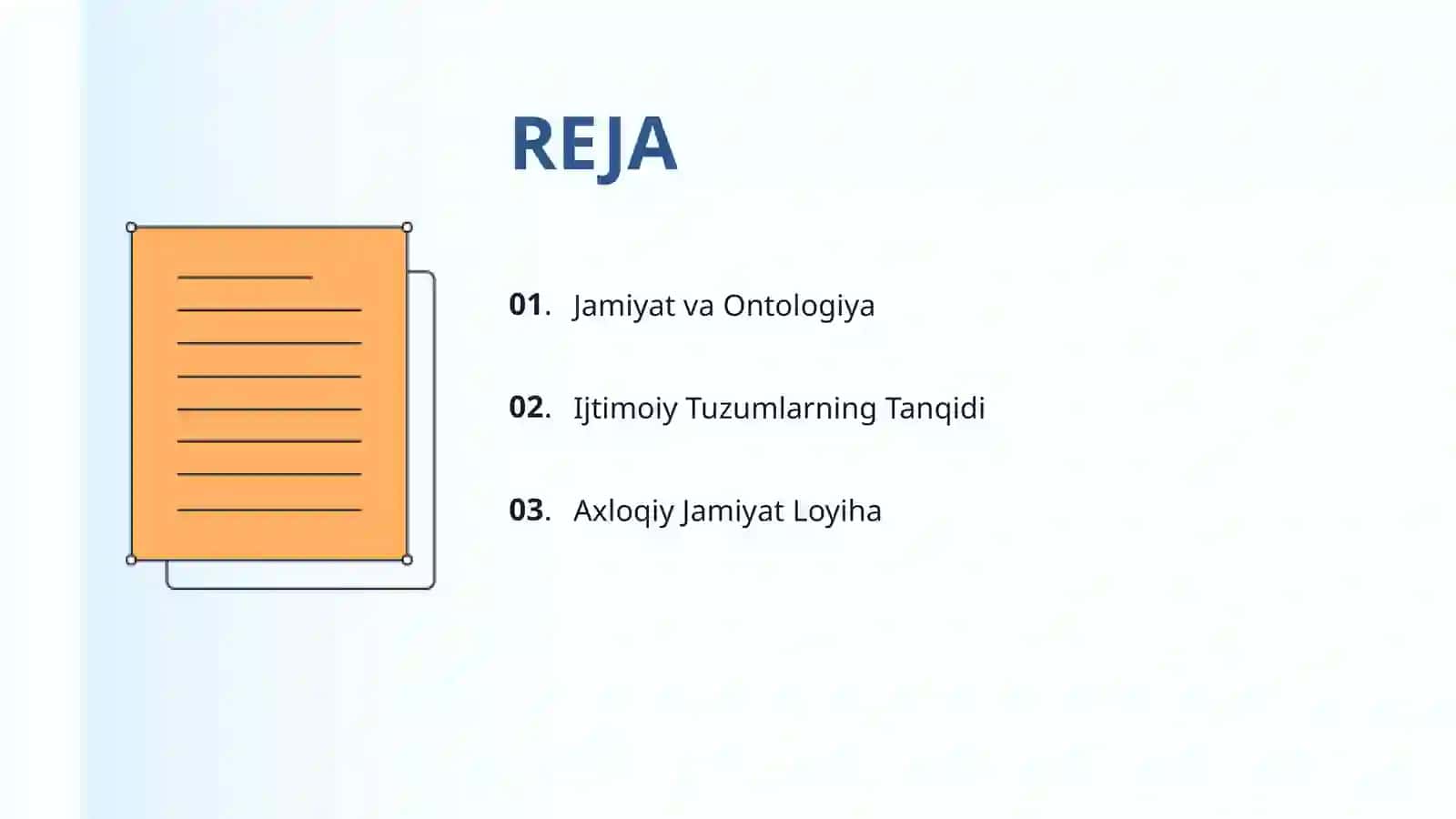 Jamiyat Falsafasi 2