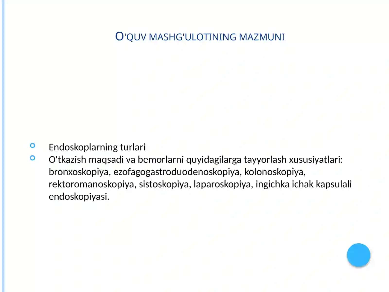 Endoskopik tekshiruv usullari 2