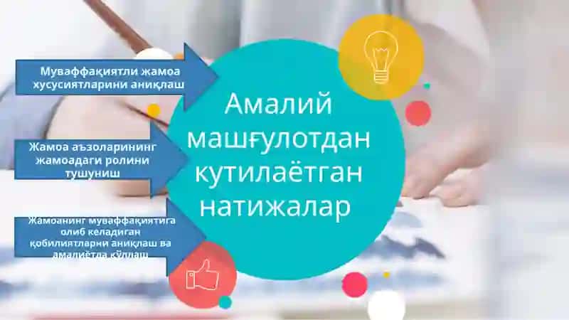 ХУҚУҚШУНОСЛАР ГУРУҲИ ВА ЖАМОАСИДА ИШНИ ТЎҒРИ ТАШКИЛ ЭТИШ УСУЛЛАРИ 2