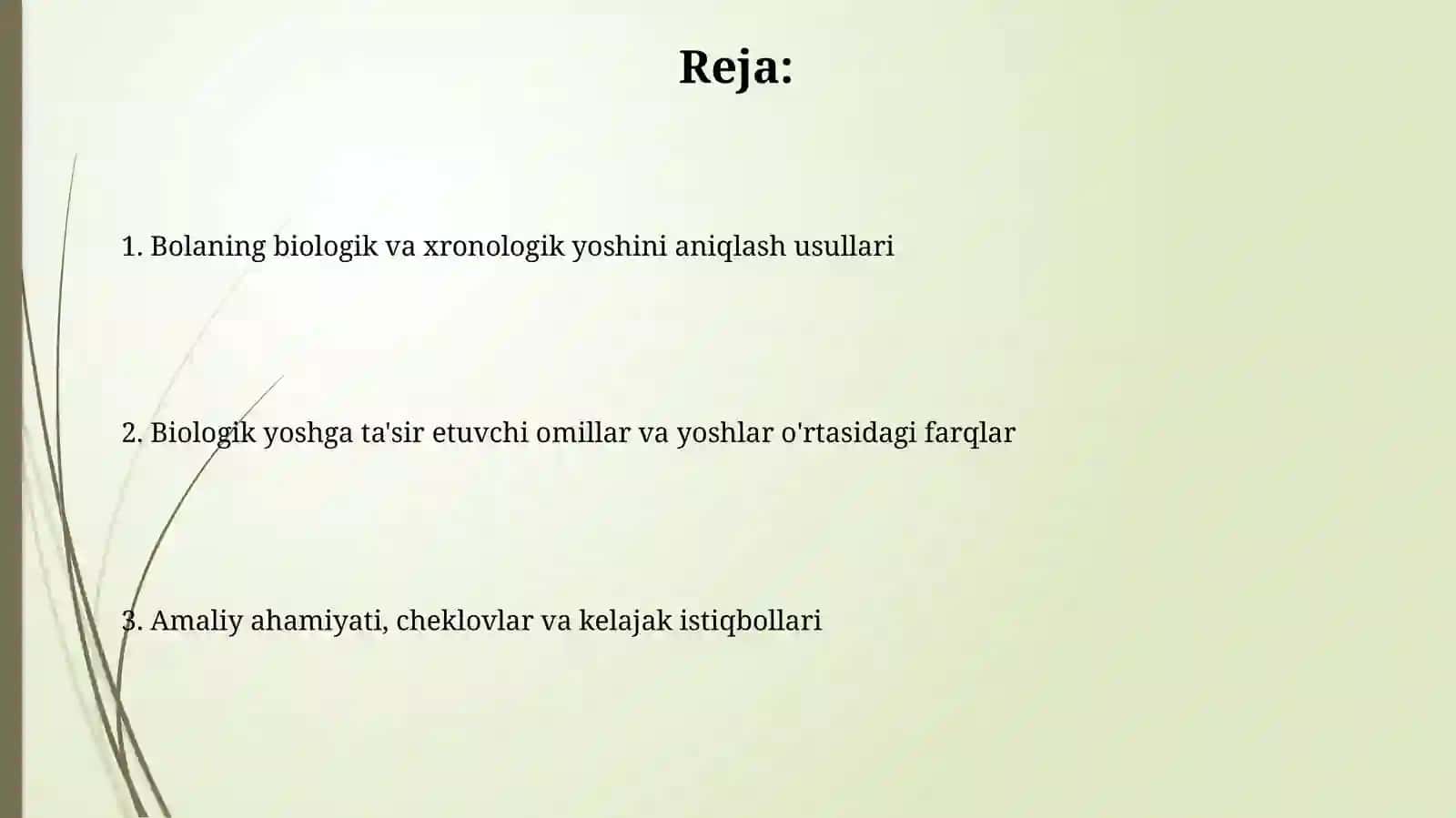 Bolalarni biologik va xronologik yoshinianiqlash 2