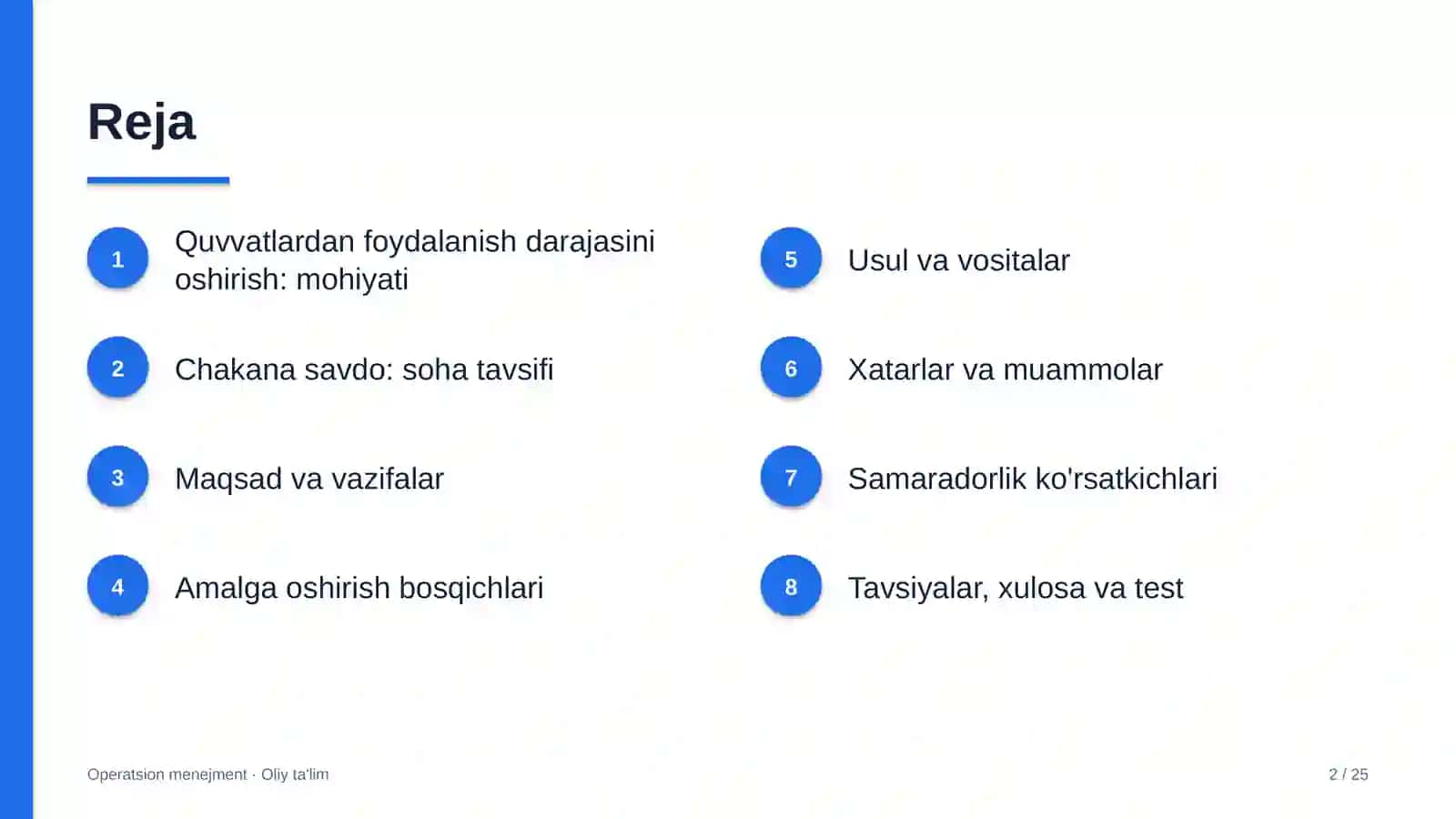 chakana savdoda quvvatlardan foydalanish darajasini oshirish 9185 2