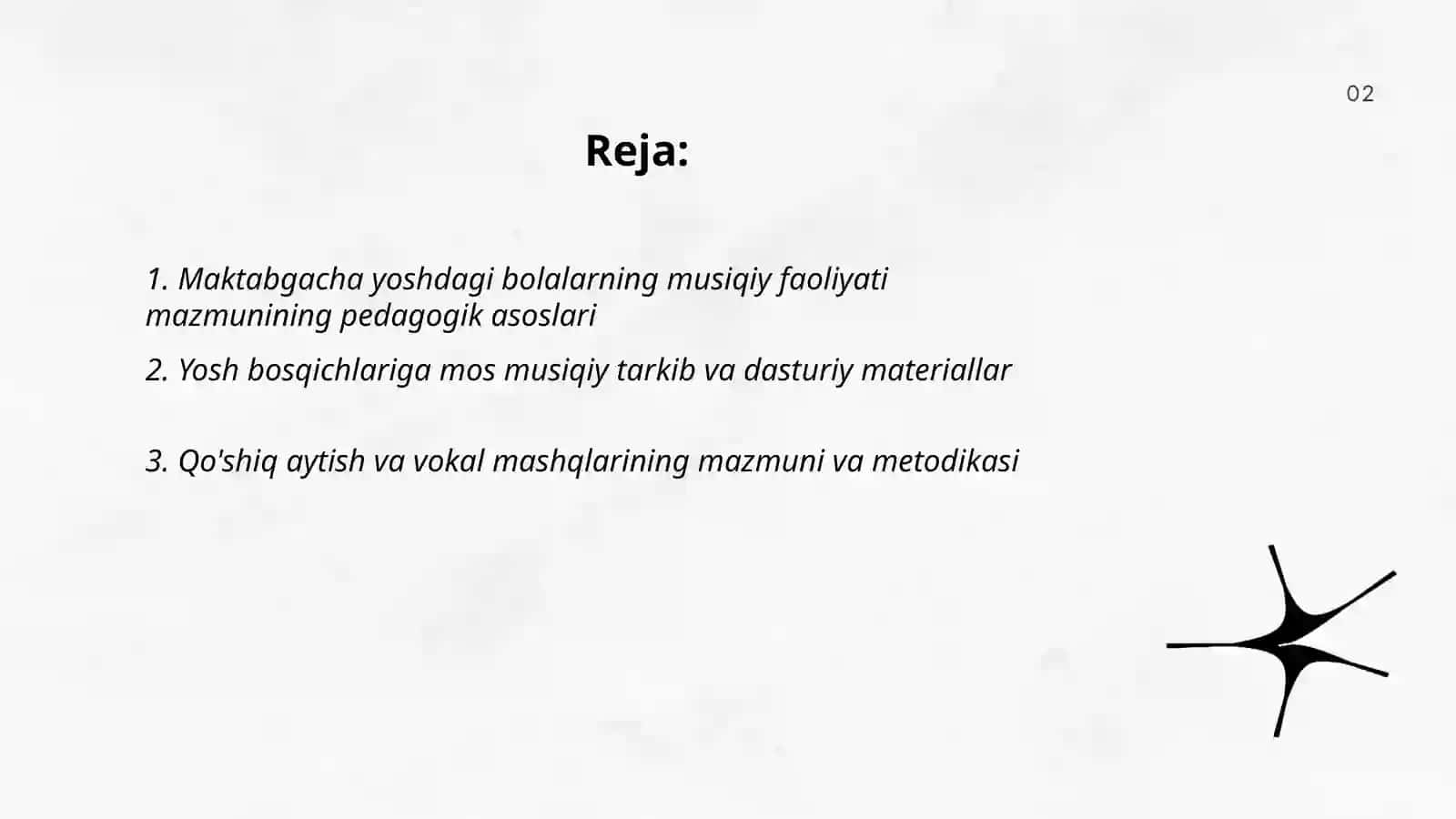 Maktabgacha yoshdagi bolalarning musiqiy faoliyati mazmuni 2