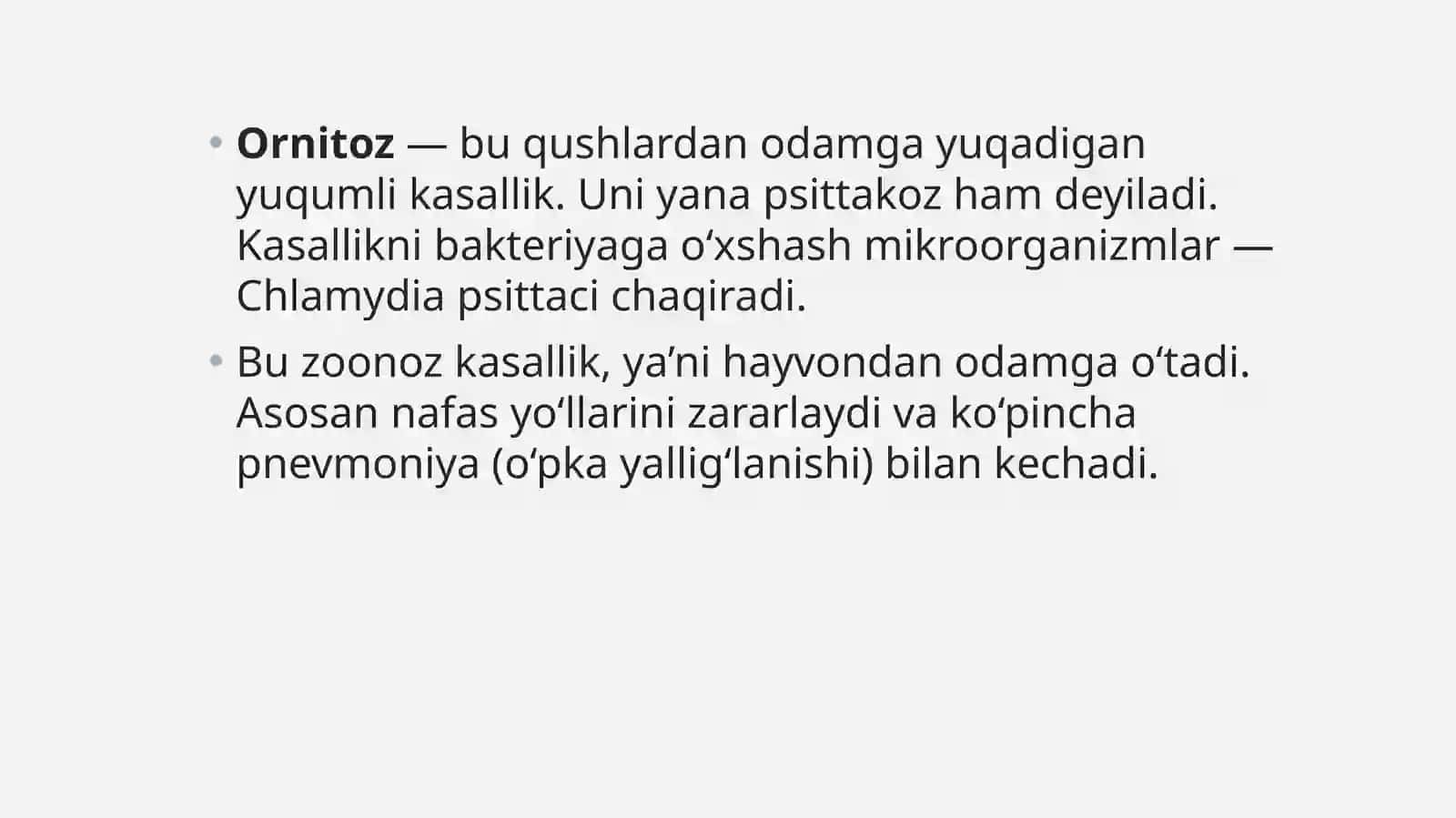 Ornitoz 2