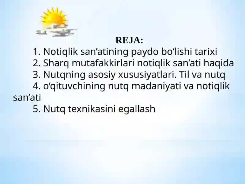 Nutq texnikasi va notiqlik madaniyati 2