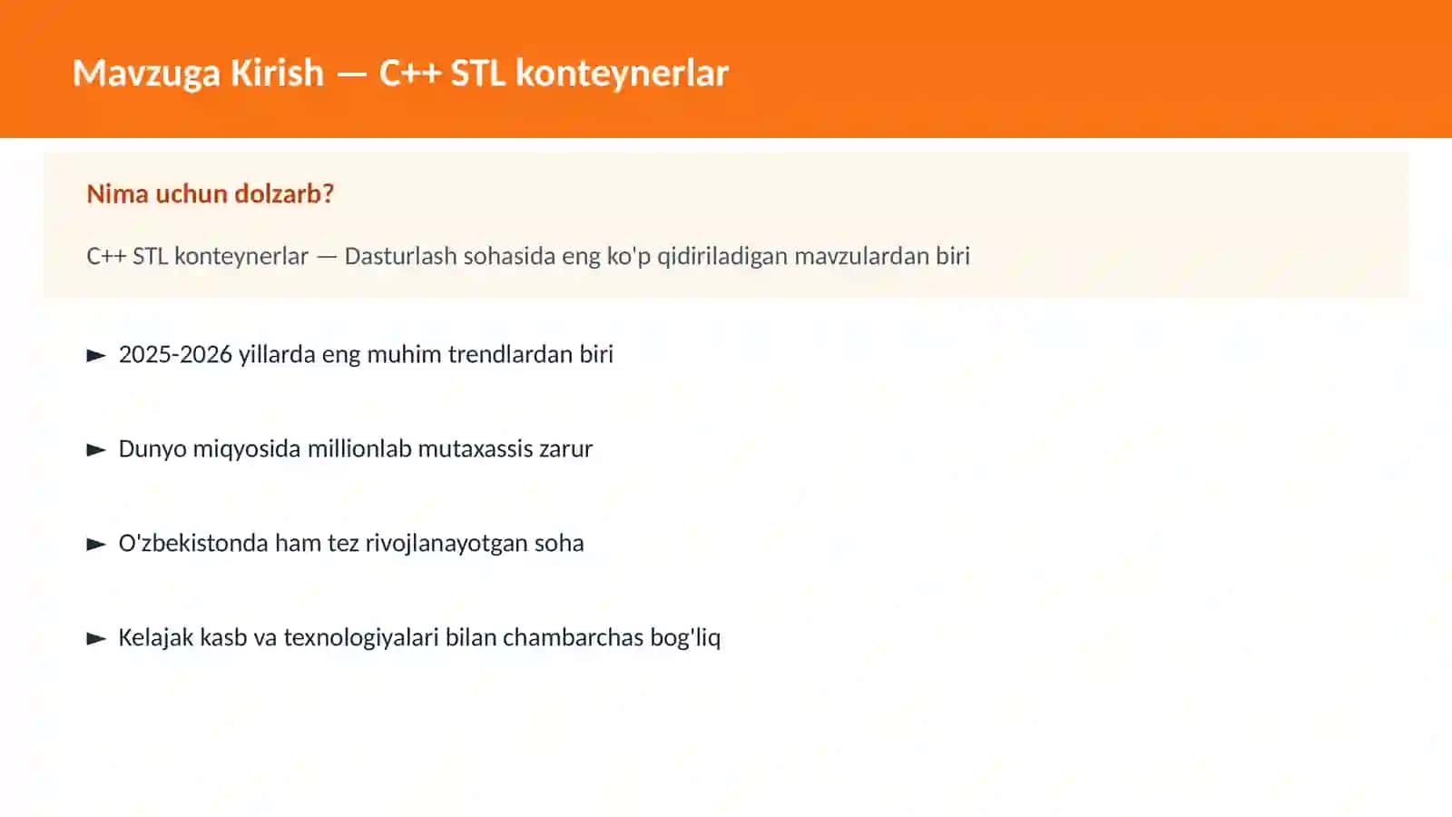 C++ STL konteynerlar 2