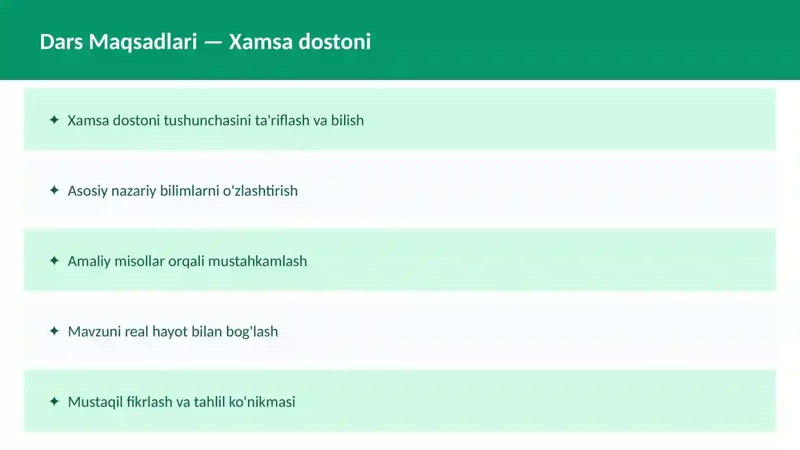 Xamsa dostoni 2