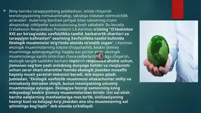 I.A. Karimovning asarlaridan 2