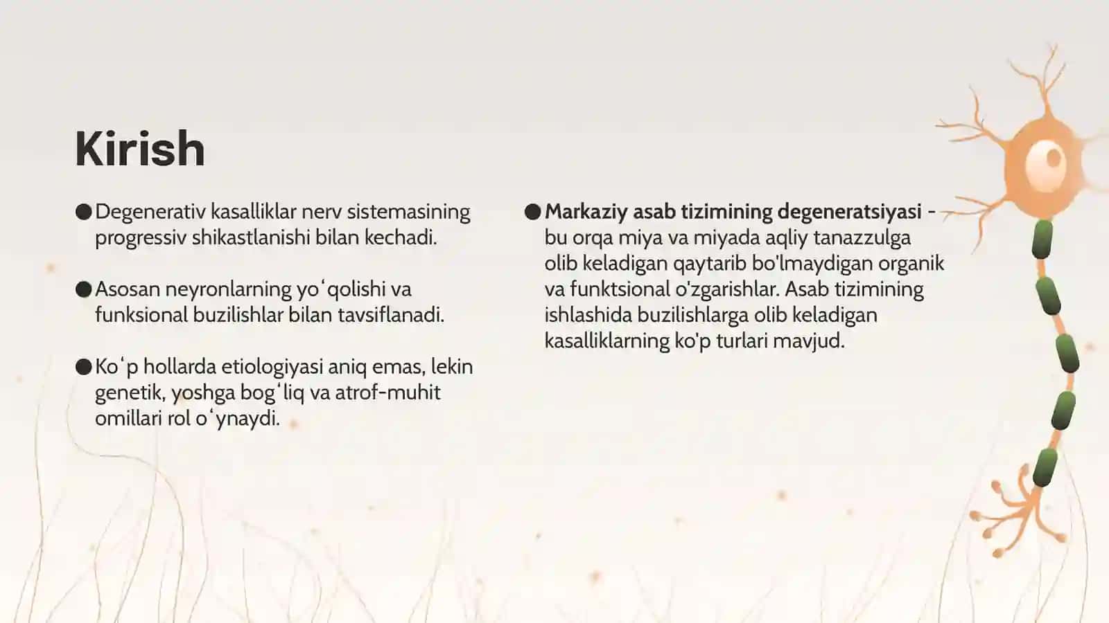 Nerv Sistemasi Degenerativ Kasalliklari 2