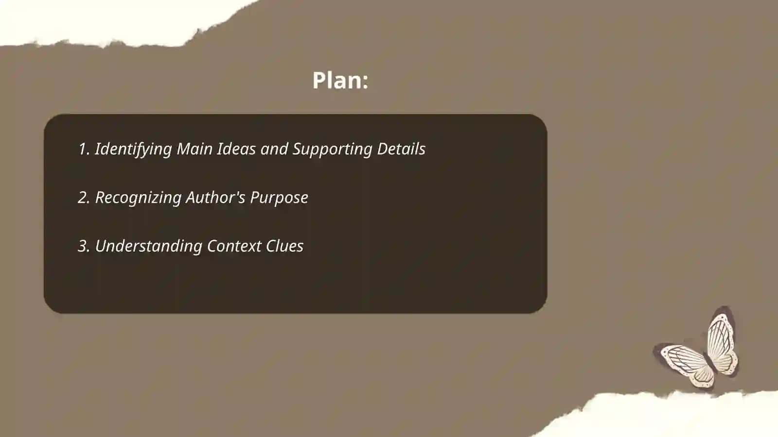 Identifying Main Ideas and Supporting Details 2
