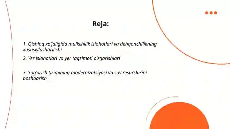 Mustaqillik yillarida qishloq xo‘jaligi va sanoat sohasidagi o‘zgarishlar 2