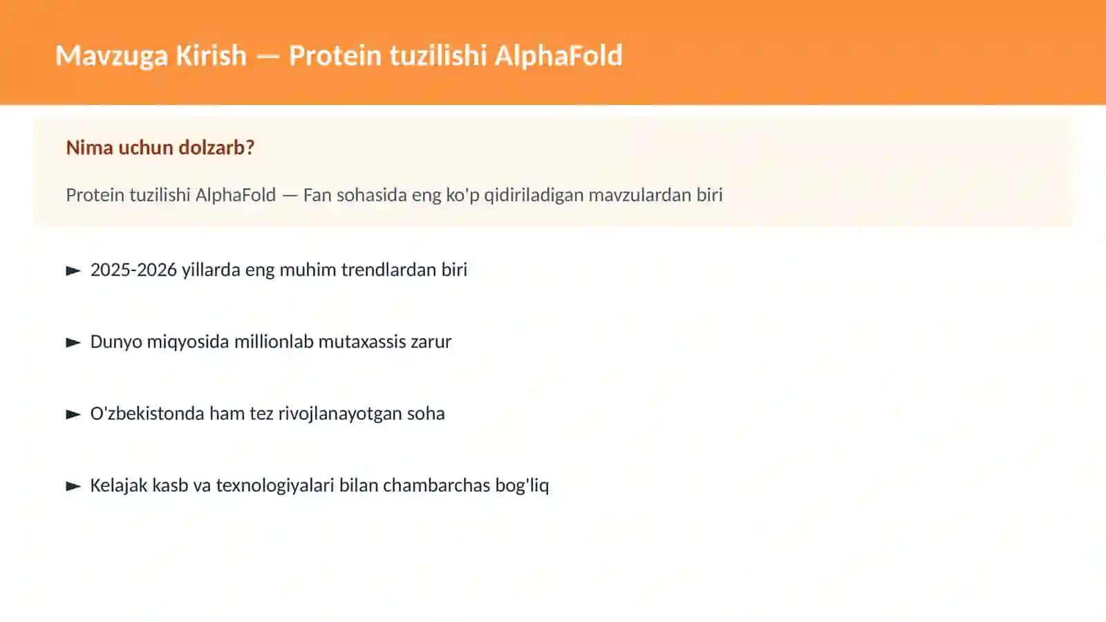 Protein tuzilishi AlphaFold 2