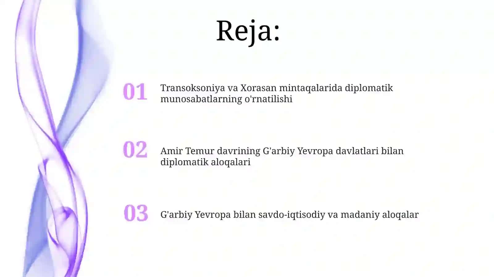 Amir Temur G'arbiy Yevropa davlatlari bilan diplomatik aloqalari 2
