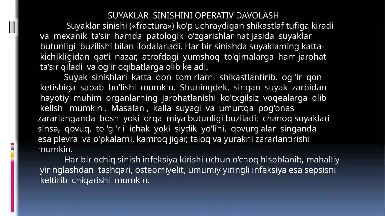 Xirurgiksinishlar 2
