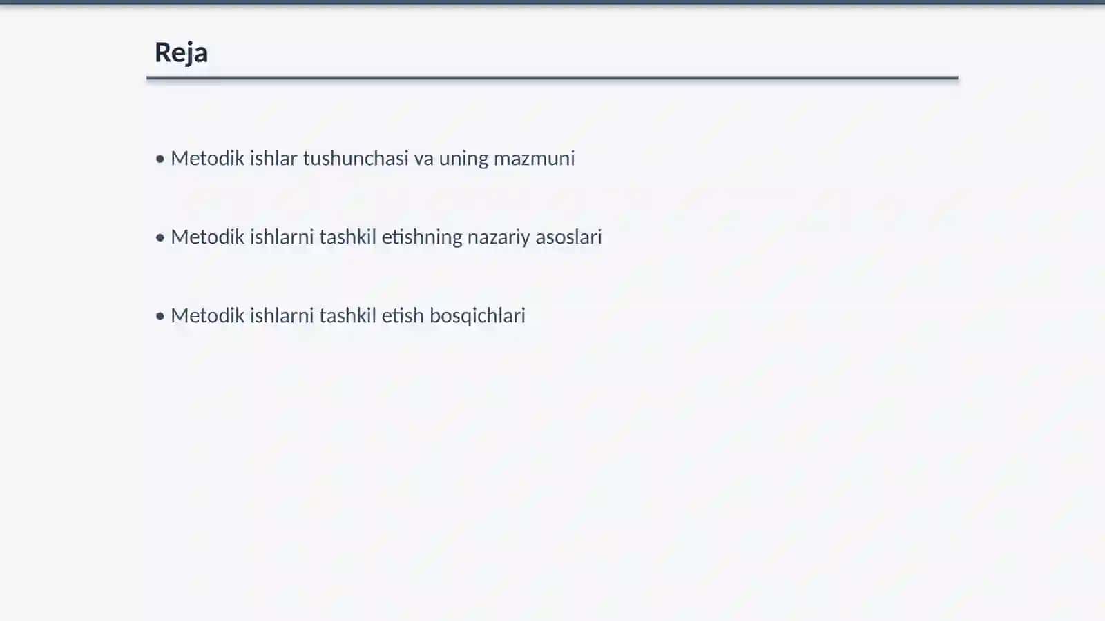 Talim muassasida metodik ishlarni tashkil etish bosqichlari 2
