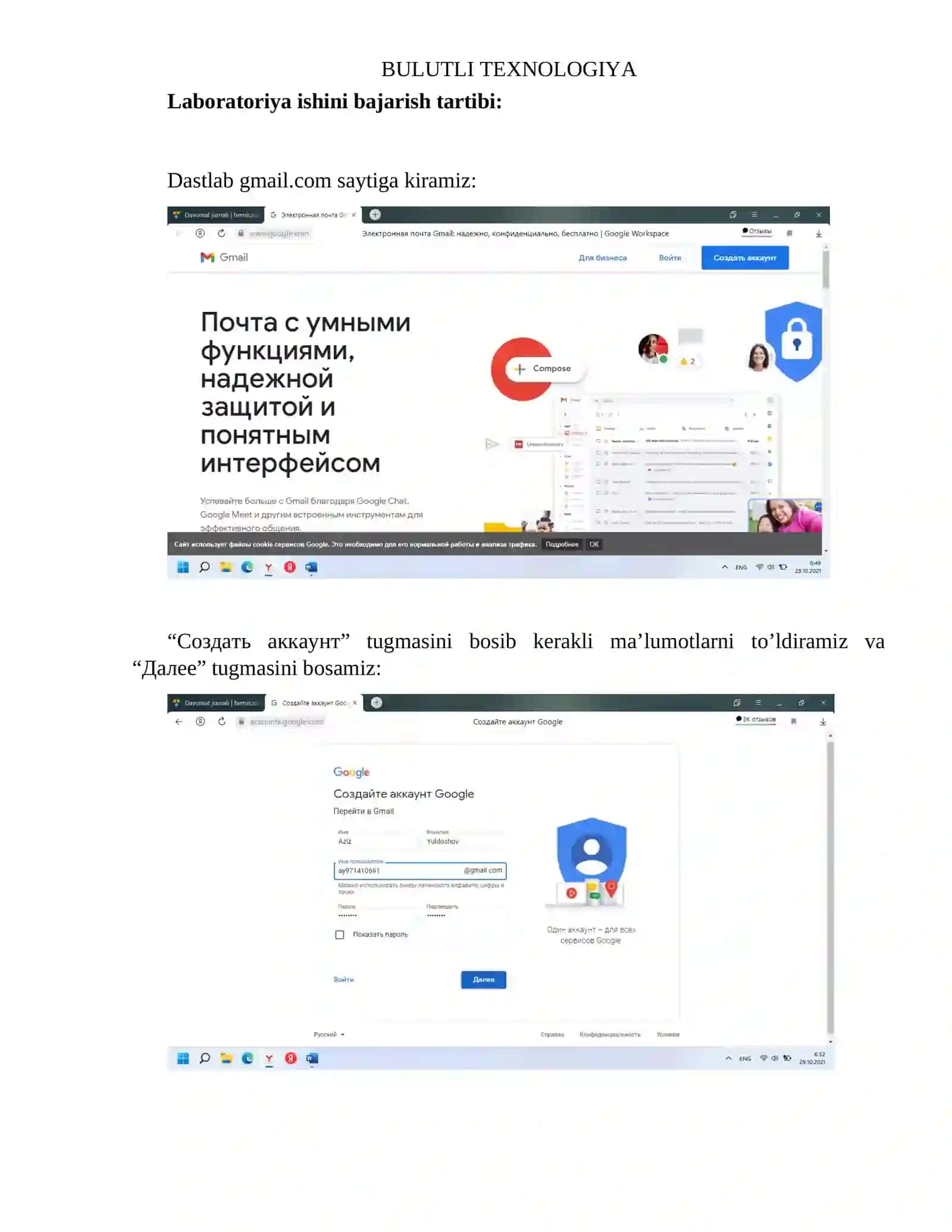 BULUTLI TEXNOLOGIYA 2