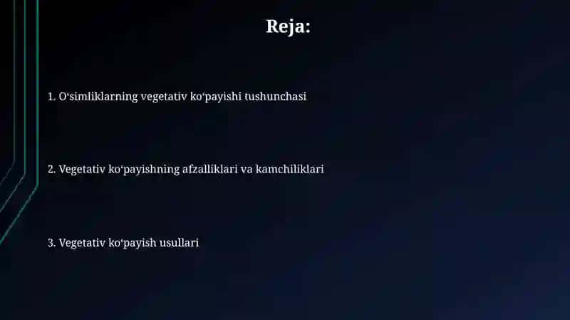 Oʻsimliklarning vegetativ koʻpayishi mavzusida taqdimot 2