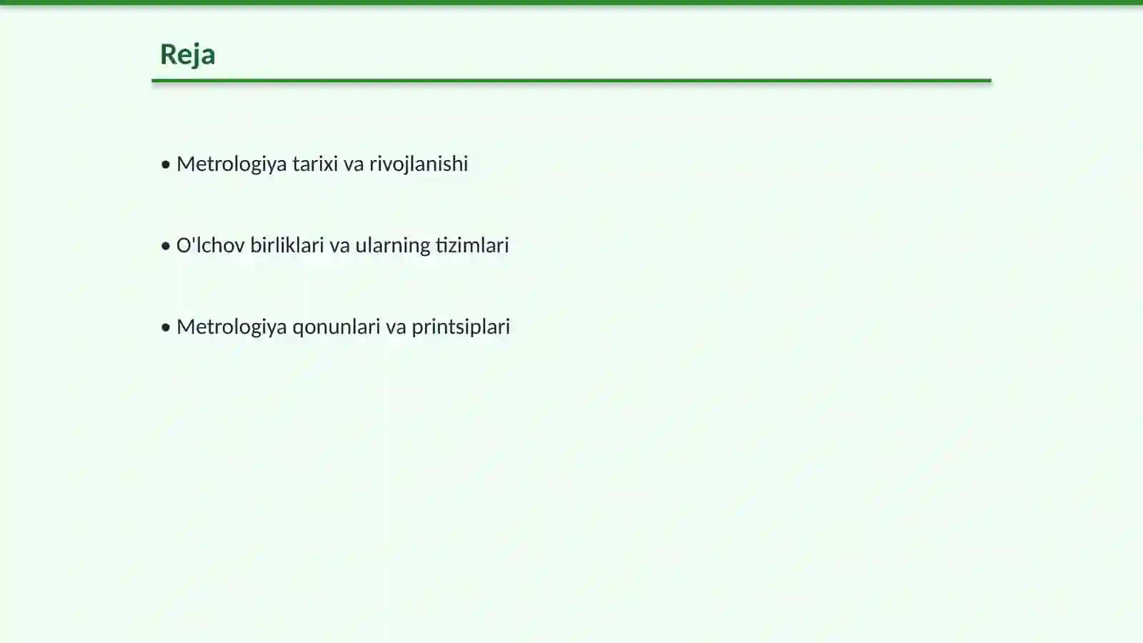 Metrologiya boʻyicha asosiy tushunchalar va taʼriflar oʻrganish 2