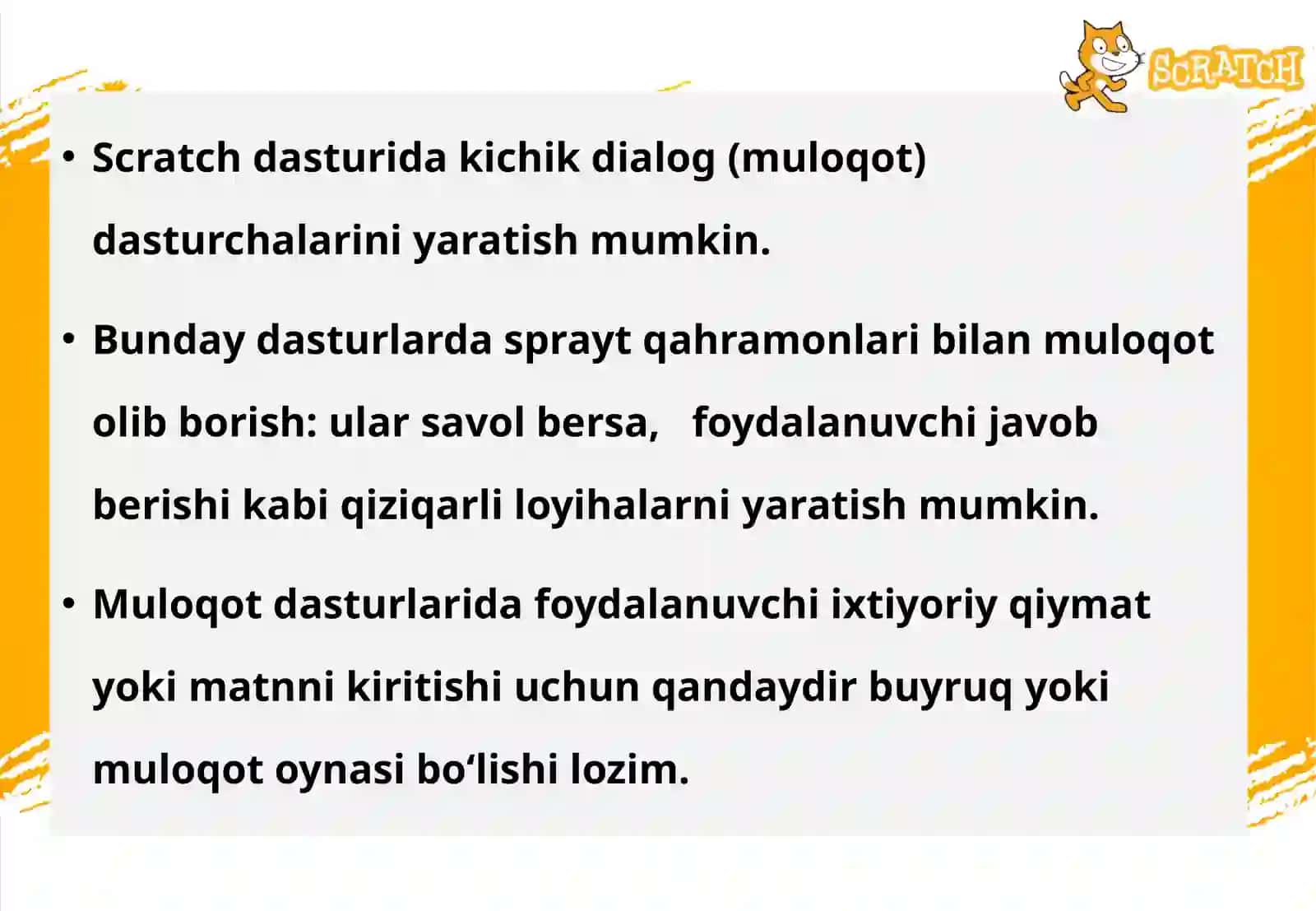 Muloqot dasturlari 2