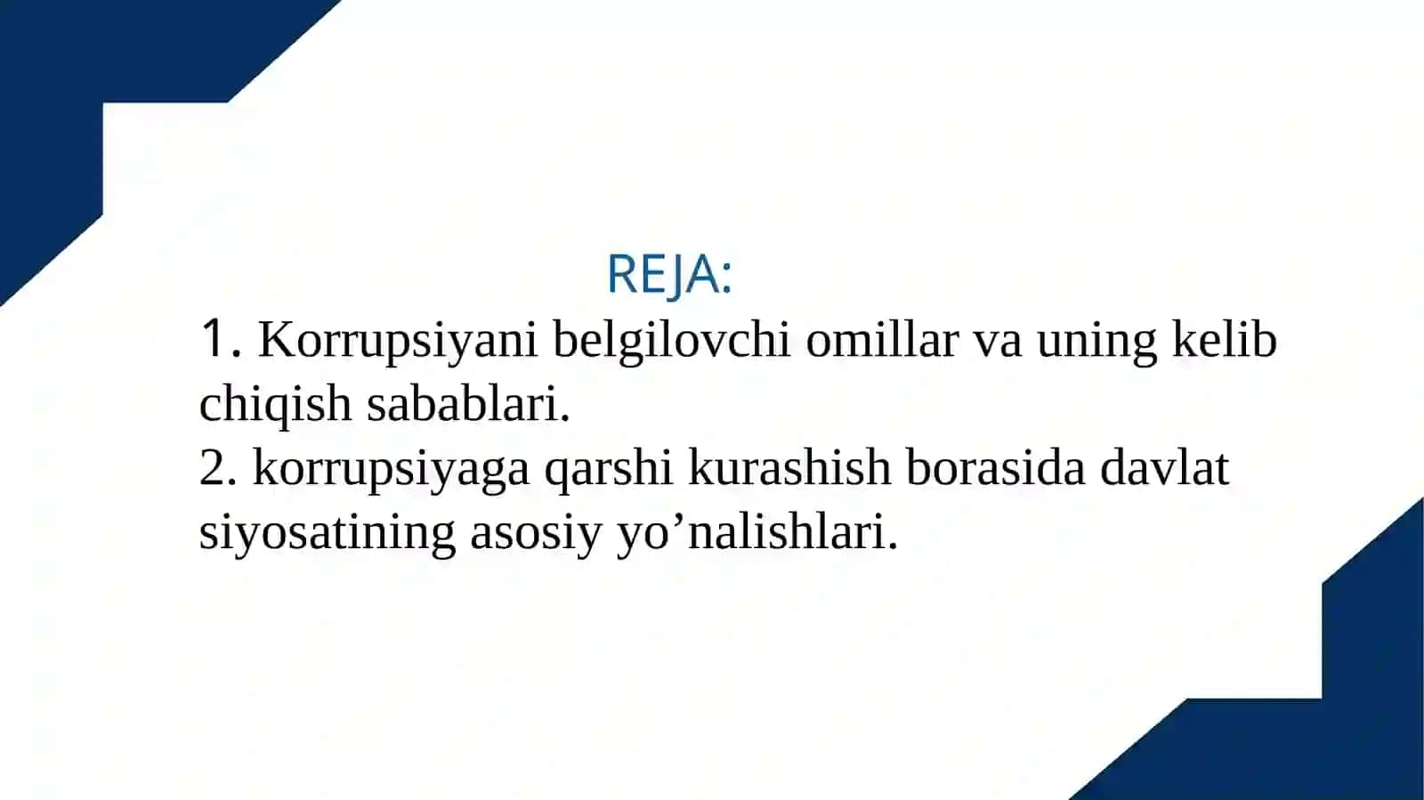 O‘zbekistondakorrupsiyagaqarshikurashningijtimoiy,g‘oyaviyasoslari 2