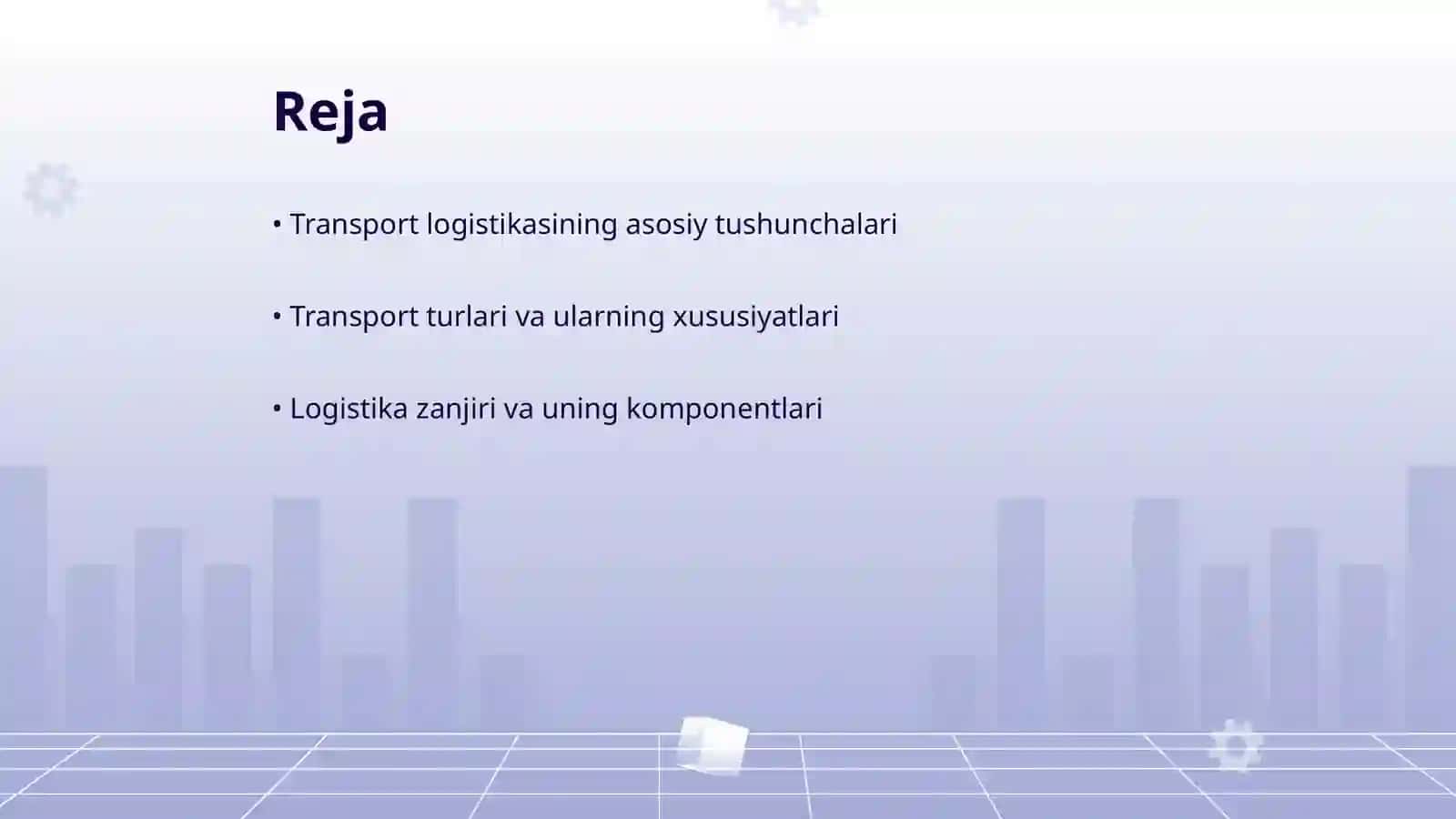 Transport logistikasi 2