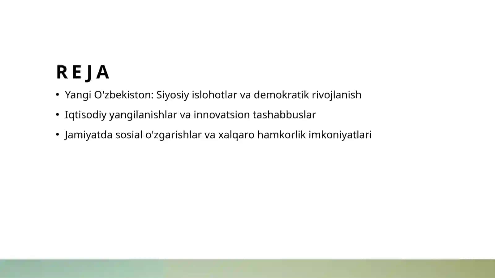 Yangi O'zbekiston 2