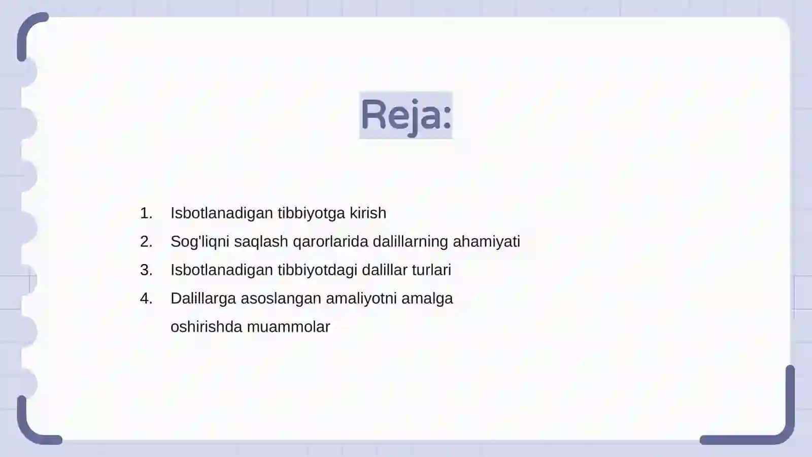 Isbotlarga asoslangan tibbiyot 2